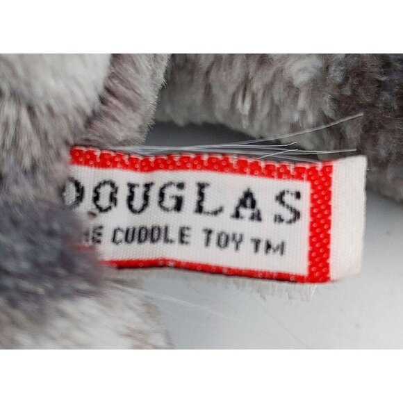 Douglas Cuddle Toys Gray Elephant Plush Stuffed Animal Trunk Up 11" - Picture 4 of 4